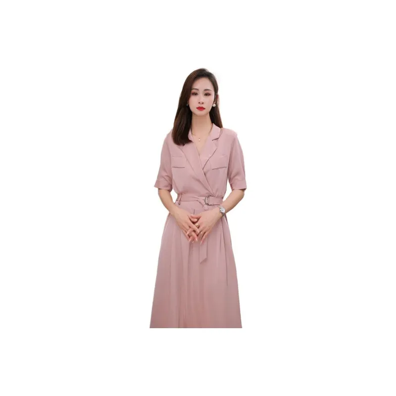DonnaZilan Short Sleeved Dresses Women's-1