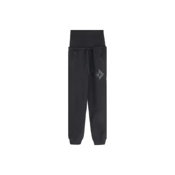 Adidas Knitted Sports Pants Women's Gray Black