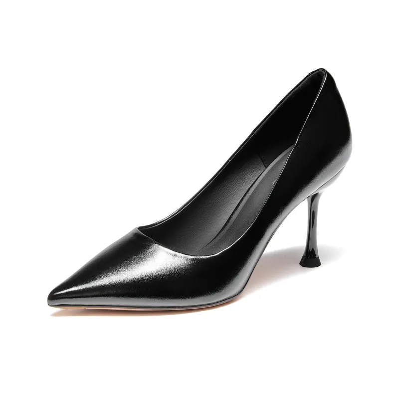 AOKANG High Heels Women's Black, Nude-0