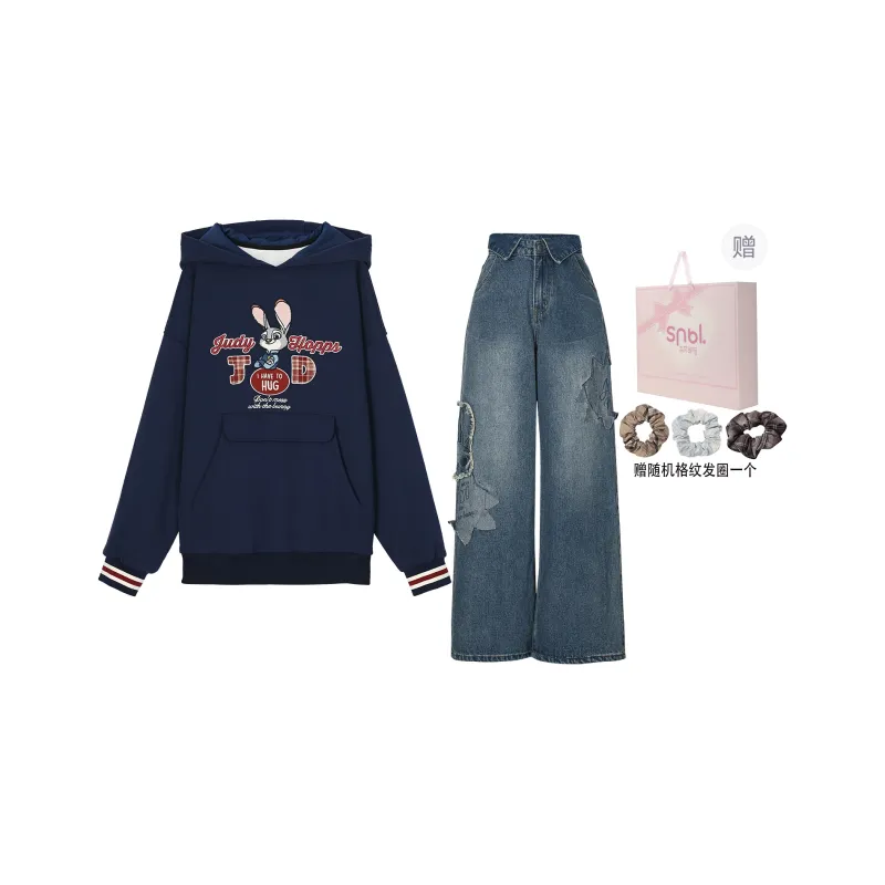 SNBL x Disney Sweatshirt Set Women's-0