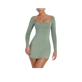 OH POLLY HOPE Long-Sleeved Dresses Women's Sage Green/Mouse Tail Grass Green