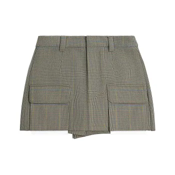 CALLED BACK Casual Shorts Women's Light Brown Plaid