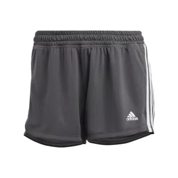 Adidas Pacer 3-Stripes Knit Shorts Casual Shorts Women's Pulse Stone Gray