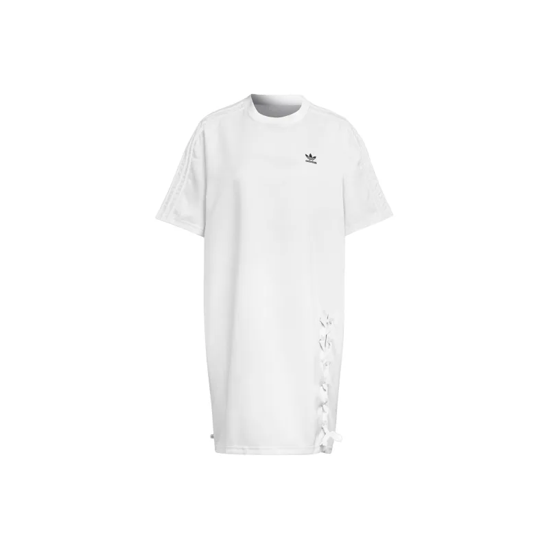 Adidas Originals Short Sleeved Dress Women's White-0