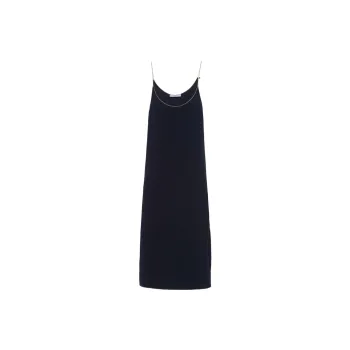 PRADA Chain-link Straps Slip Dress