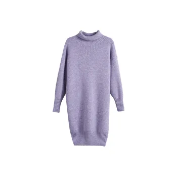 Olrain Long Sleeved Dresses Women's Purple