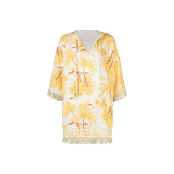 Zimmermann SS23 Long Sleeved Dress Women's Yellow