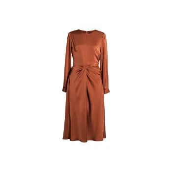 ROEYSHOUSE Long Sleeved Dresses Women's Caramel