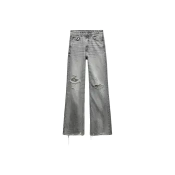 ZARA Jeans Women's Light Gray