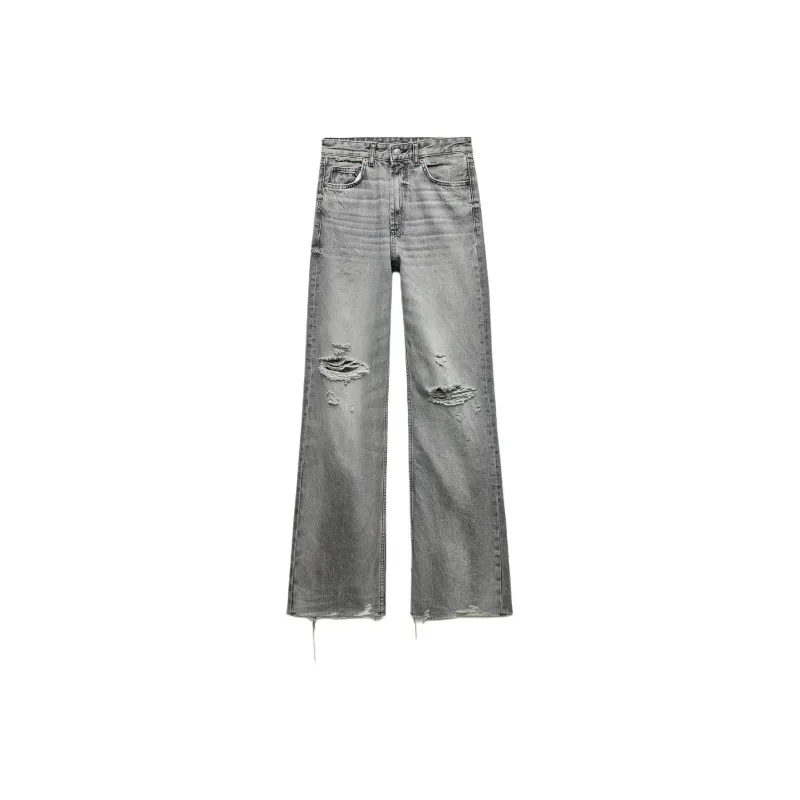 ZARA Jeans Women's Light Gray-0