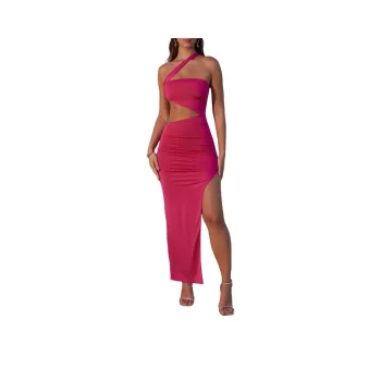 OH POLLY SUVI Sleeveless Dress Women's Fuchsia/Fuchsia