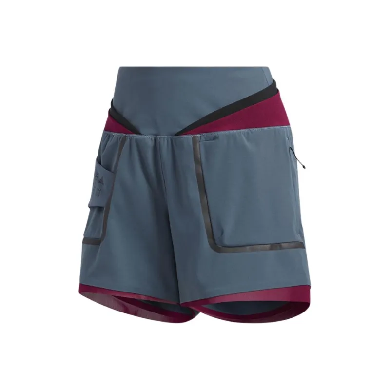 Adidas Casual Shorts Women's Blue Purple-0