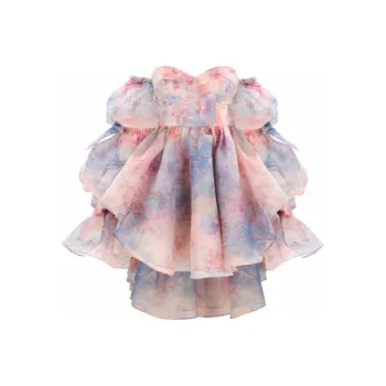 Selkie Collection SS24 Long Sleeved Dress Women's Rose Print