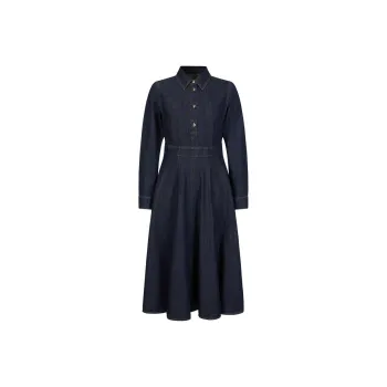 JZ. ANNAKRO Long Sleeved Dresses Women's Dark Blue