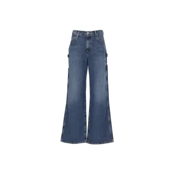 AGOLDE Low Detailed Wide Leg Jeans