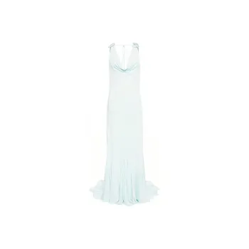 Magda Butrym Floral appliqué Cowl Maxi Dress