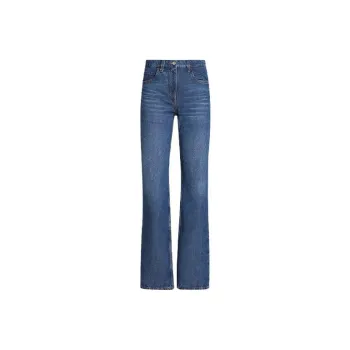 ETRO Floral Embroidered Bootcut Jeans