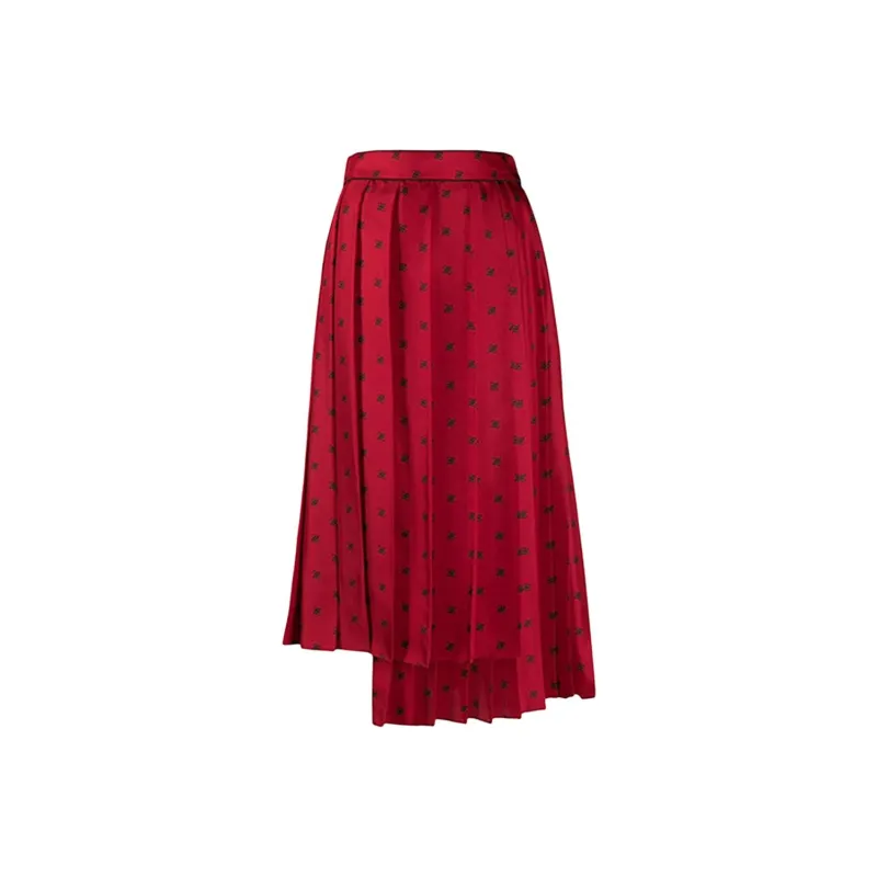 FENDI Casual Long Skirts Women's Red-0