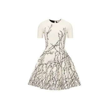 Alexander McQueen Flared Thorn Dress