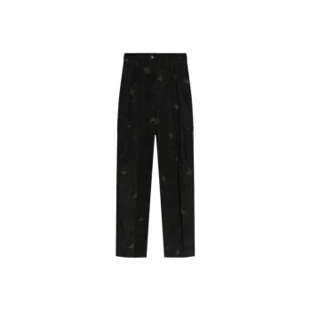 DRIES VAN NOTEN Graphic Print Cargo Trousers