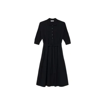 LACOSTE Logo-patch Shirt Dress