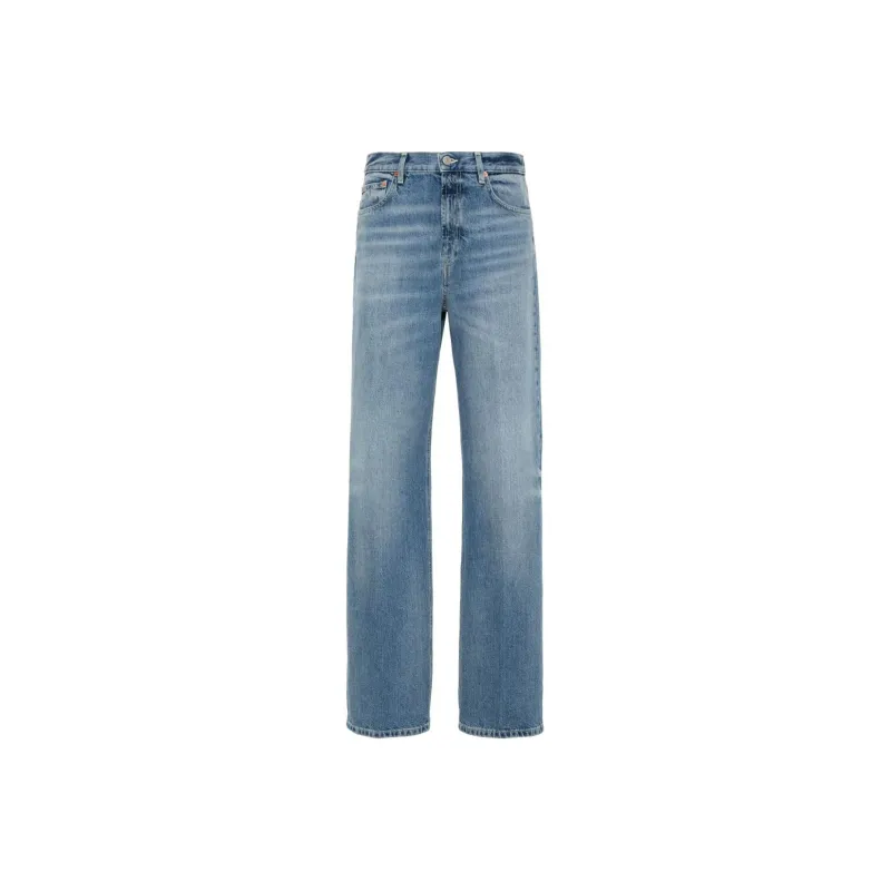 Dondup Francine Low rise Wide leg Jeans-0