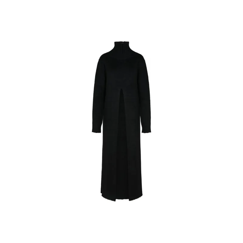 JIL SANDER High Neck Knitted Dress-0