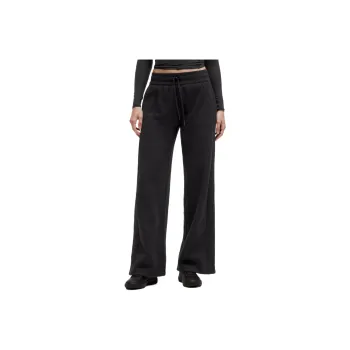 Lululemon Scuba Series Mid Rise Wide Leg Pant Short Knitted Sweatpants 28' Women's