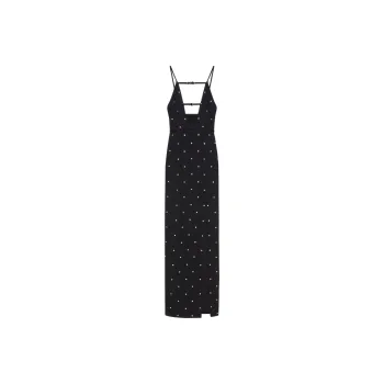 GIVENCHY SS24 Slip Dress Women's Black