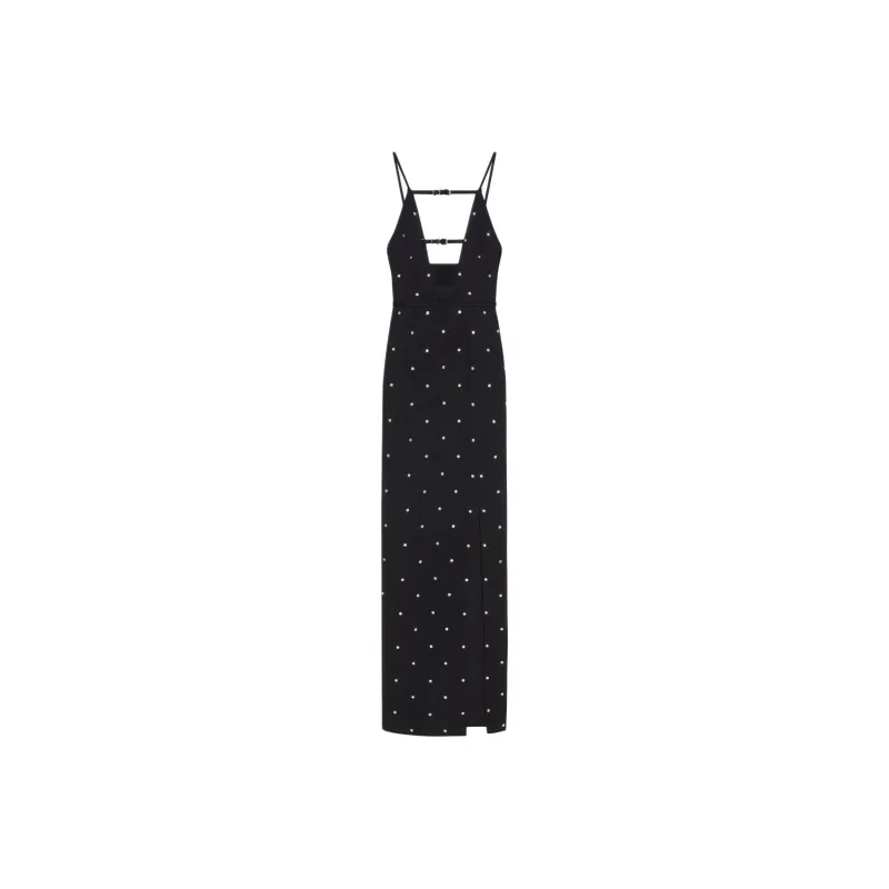 GIVENCHY SS24 Slip Dress Women's Black-0