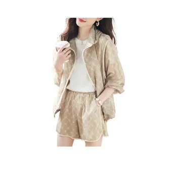 Mo Han Yi Mei Casual Suit Women's Light Coffee