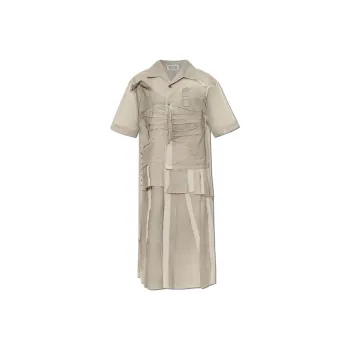 Maison Margiela Panelled Midi Dress