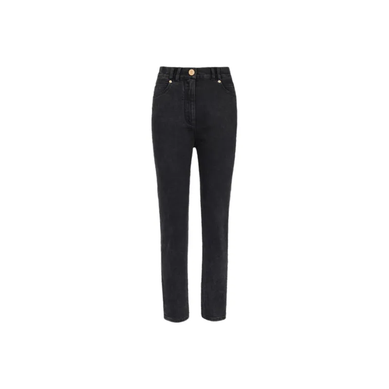 BALMAIN FW23 Jeans Women's Black-0