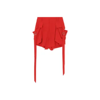 Yohji Yamamoto Casual Shorts Women's Red