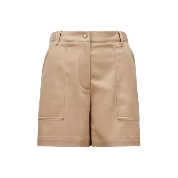 Moncler Logo Patch Pleated Shorts-0