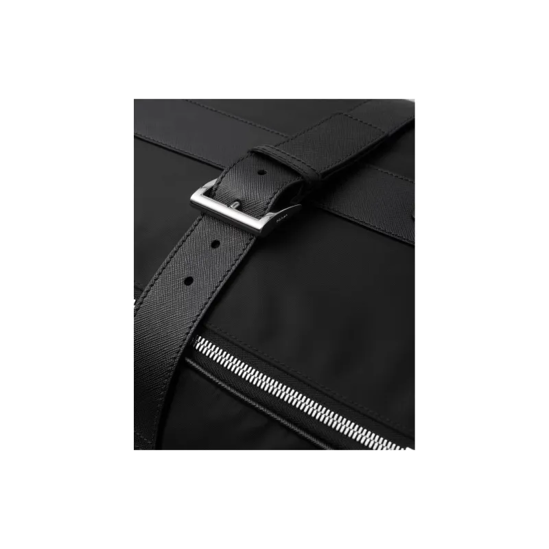 PRADA Recycled Polyamide Travel Bag Unisex Black-5