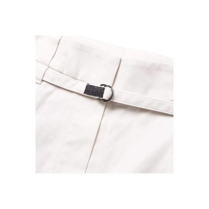 Brunello Cucinelli High waisted Tapered leg Trousers-7