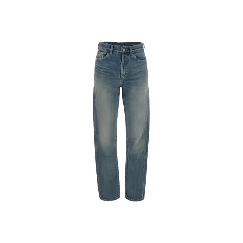 SAINT LAURENT Button Detailed Slim Fit Jeans