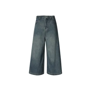 BEAUTIFUL CONFESSION Jeans Women's Vintage Dark Blue
