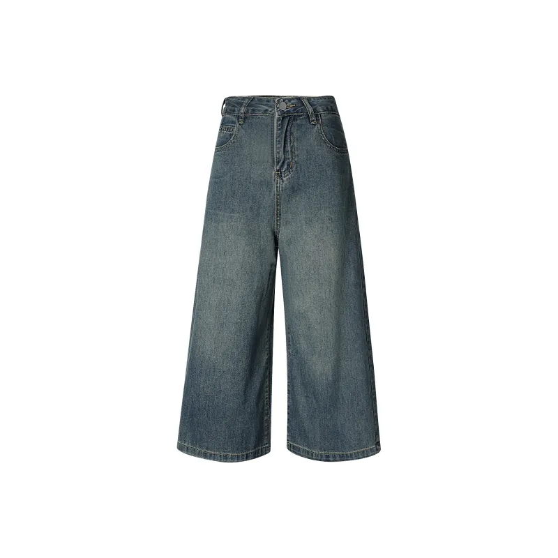 BEAUTIFUL CONFESSION Jeans Women's Vintage Dark Blue-0
