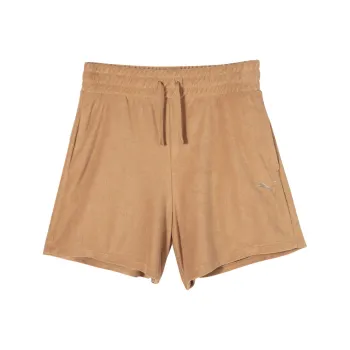 PUMA TOWELING CAT SHORTS Casual Shorts Women's Desert Yellow