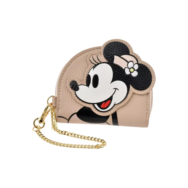 Disney Synthetic Leather Coin Purse Unisex Beige-0