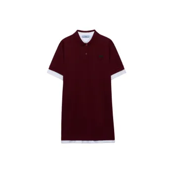 PRADA SS24 Short Sleeved Dresses Women's Garnet Red