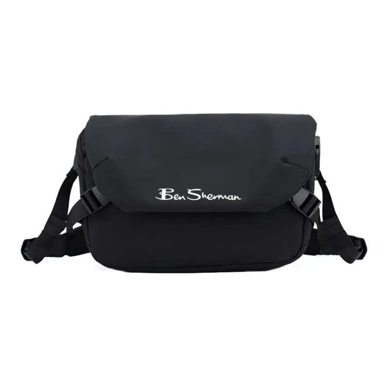 BEN SHERMAN Oxford Shoulder Bag Unisex Black-0