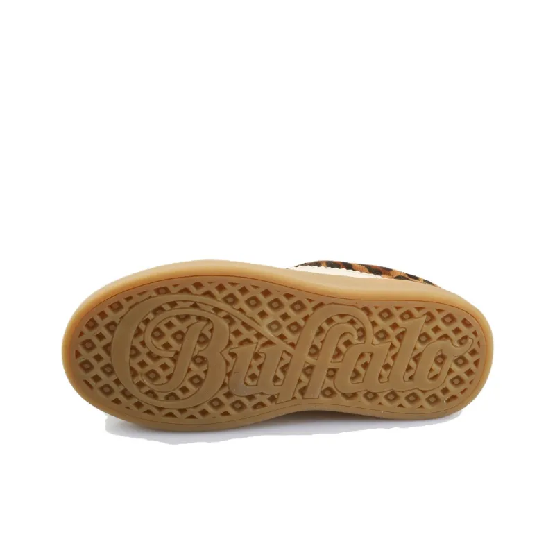 Buffalo Low Top Skateboard Shoes Unisex Pink Brown-4