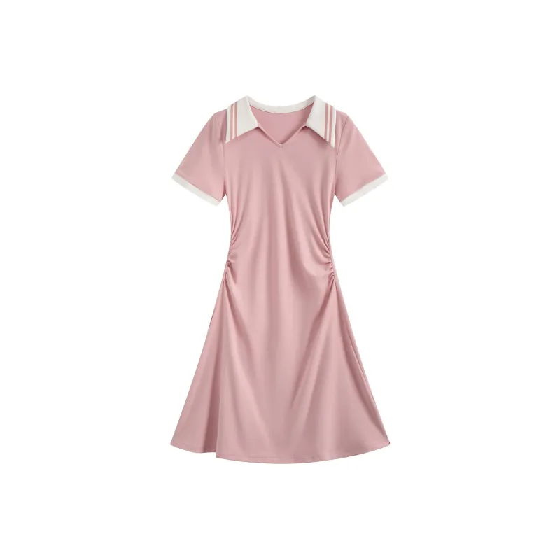 HANDAIWEI Short Sleeved Dress Women's-0