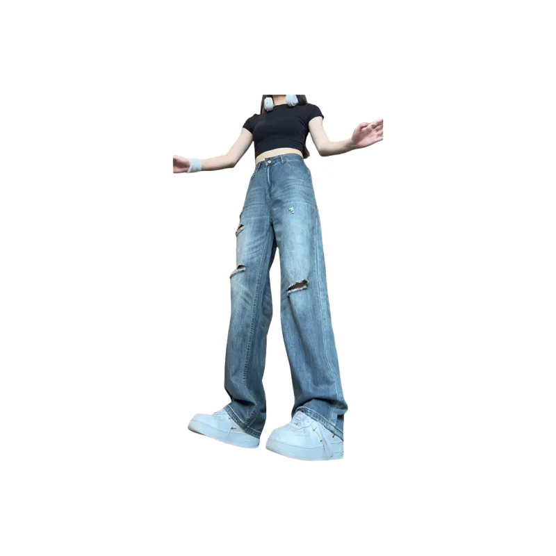 Ordifen Jeans Women's Light Blue-0