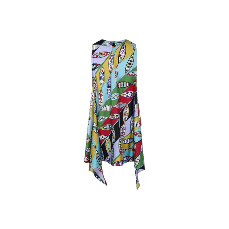 Pucci Graphic print Sleeveless Blouse-0
