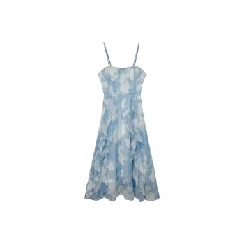 Icicofficial Slip Dress Women's Blue