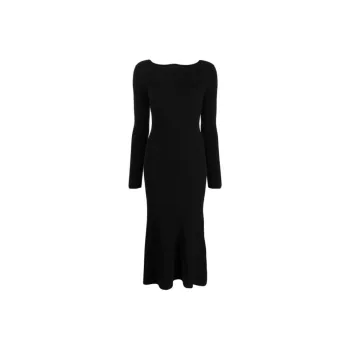 Victoria Beckham Knitted Circle Panel Dress
